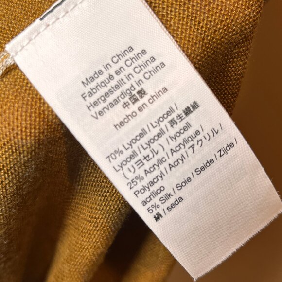 JCrew Silk Blend Sweater Brown Crew Neck Boho Weathered Academia Capsule Fall - Picture 8 of 10